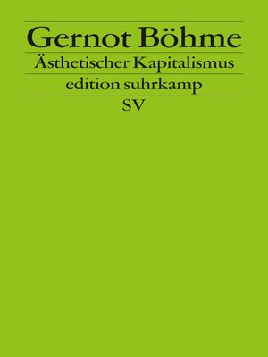cover image of Ästhetischer Kapitalismus